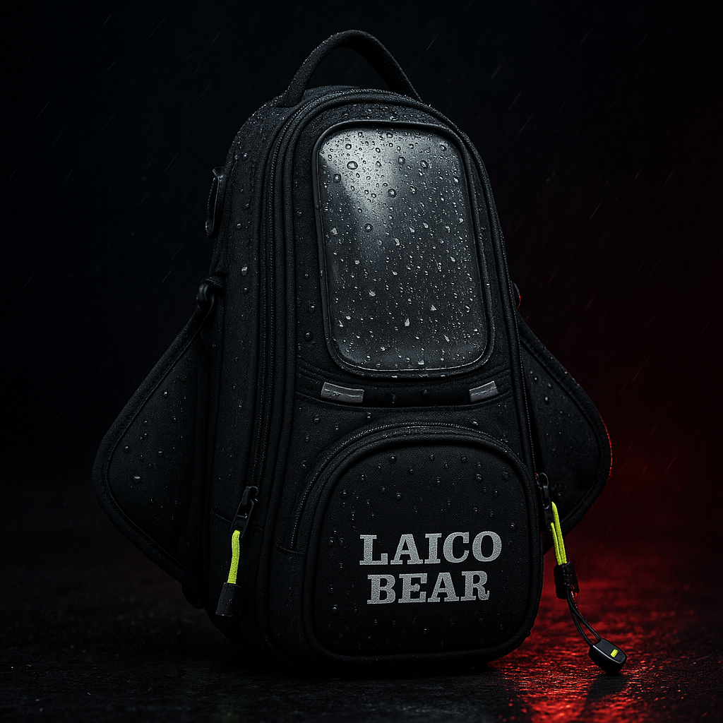 Sacoche réservoir moto magnétique étanche avec coque rigide | TheRiderBag™