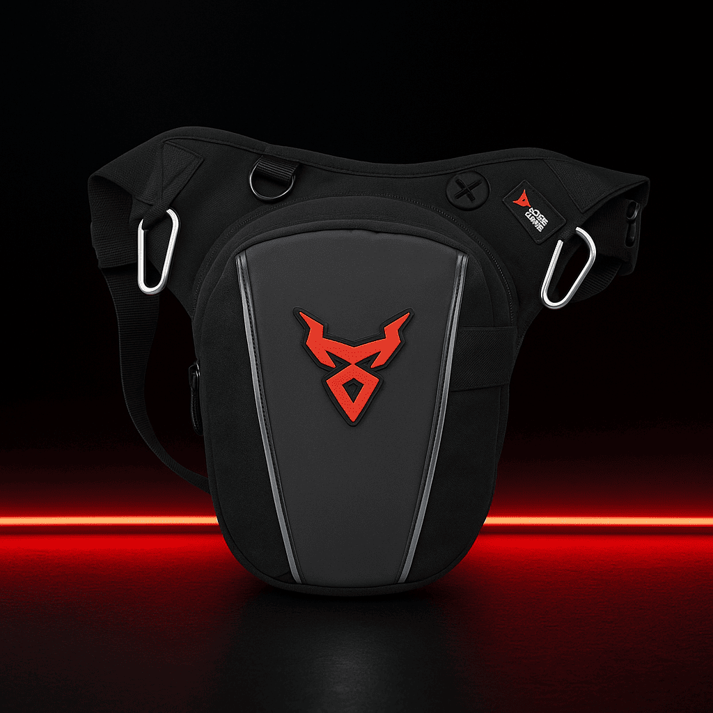 Sacoche de jambe moto étanche | TheRiderBag™