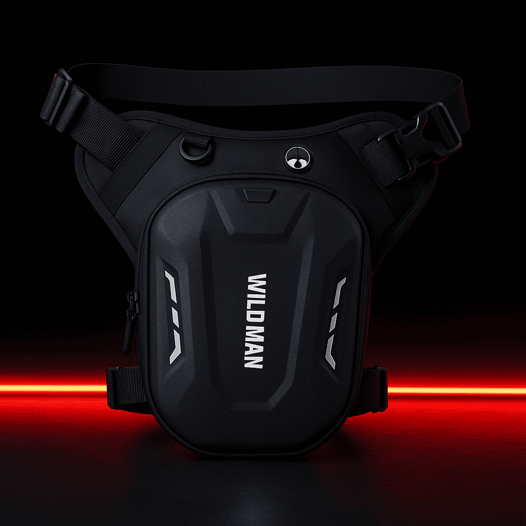 Sacoche de jambe moto Tactique 3L étanche | TheRiderBag™