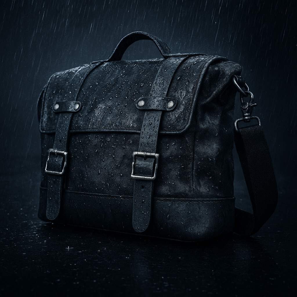 Sacoche cavalière moto vintage étanche – cuir Convertible sac d'épaule. – TheRiderBag™