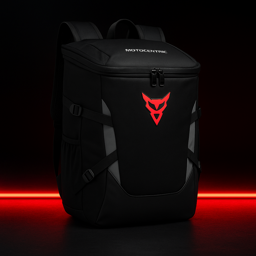 Sac à dos moto étanche 28L extensible avec sangles ajustables | TheRiderBag™