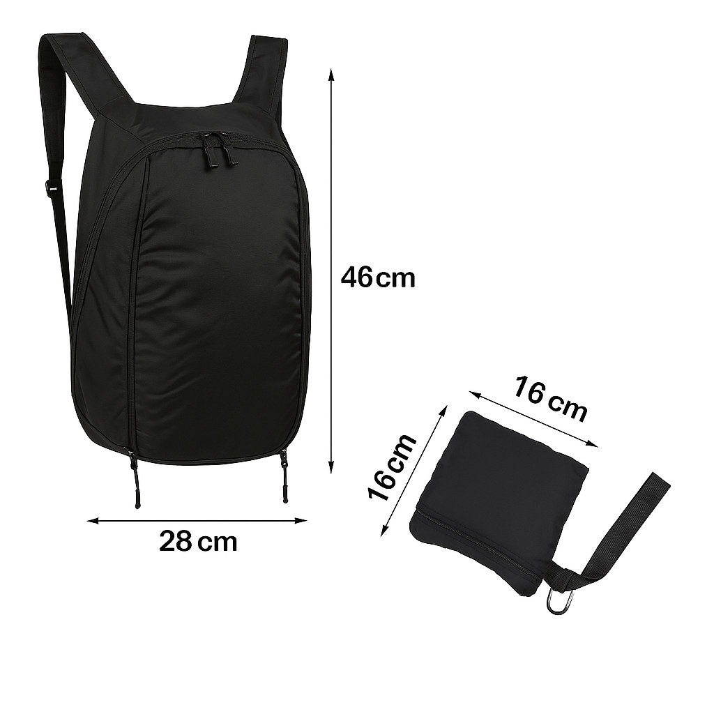 Sac à dos moto Ultra léger et étanche 20-28L extensible pour casque | TheRiderBag™