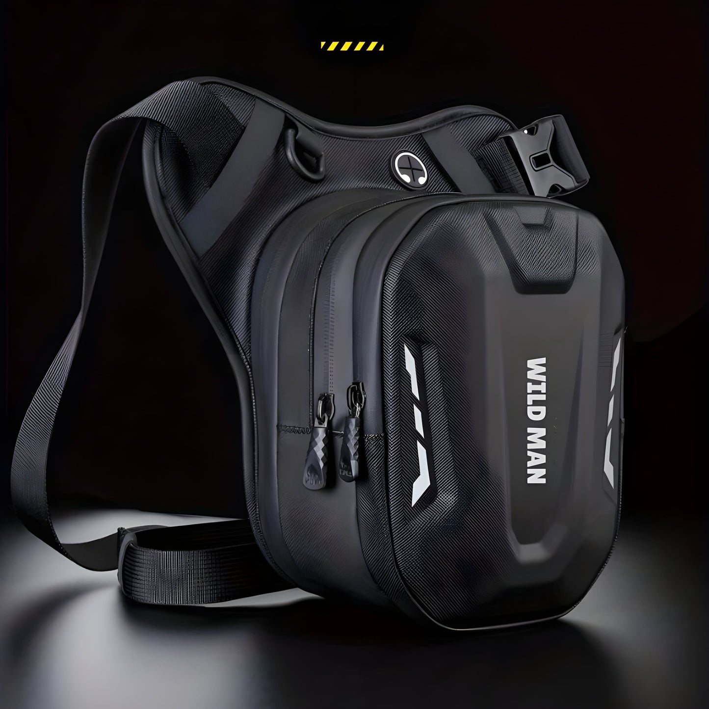 Sacoche de jambe moto Tactique 3L étanche | TheRiderBag™