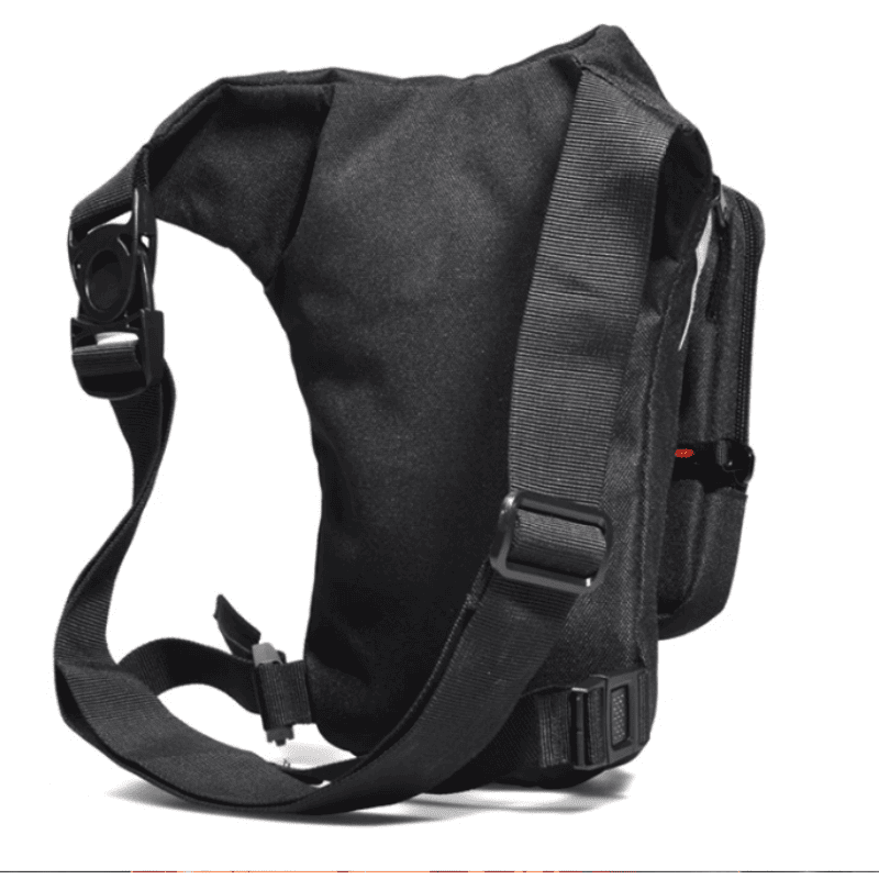 Sacoche de jambe moto souple étanche avec poche tactile | TheRiderBag™