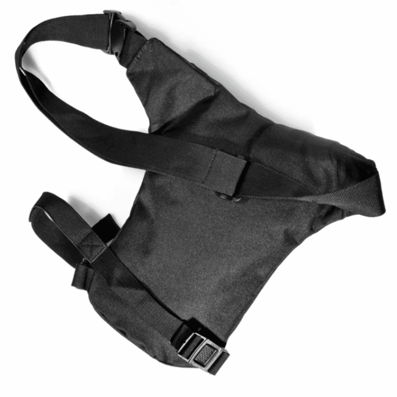Sacoche de jambe moto souple étanche avec poche tactile | TheRiderBag™