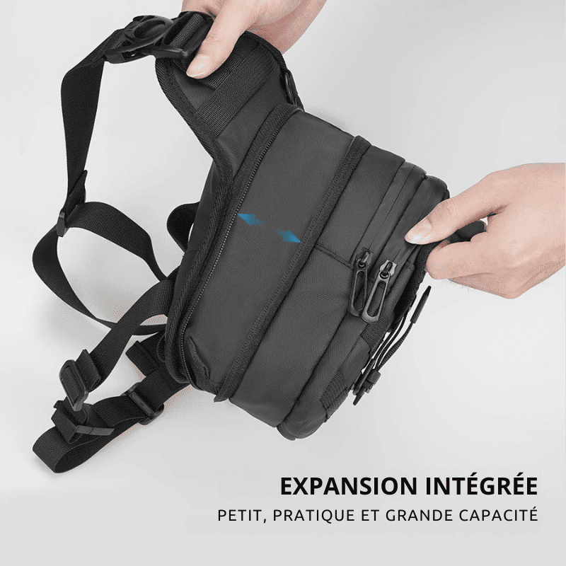 Sacoche de jambe moto tactique légère | TheRiderBag™