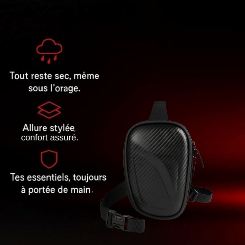 Sacoche de jambe moto ergonomique et étanche - TheRiderBag™