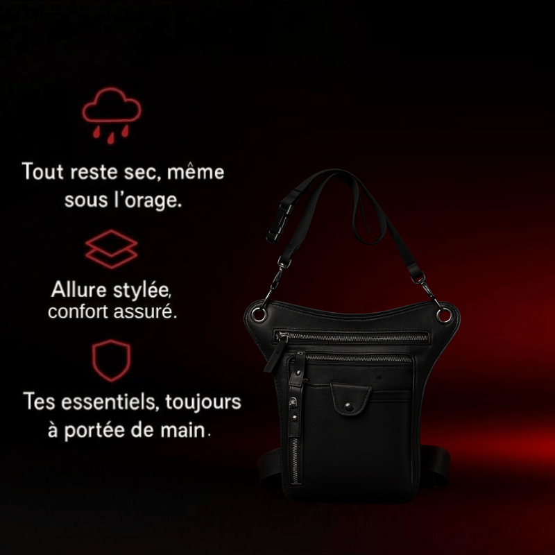 Sacoche de jambe moto vintage pour hommes – TheRiderBag™