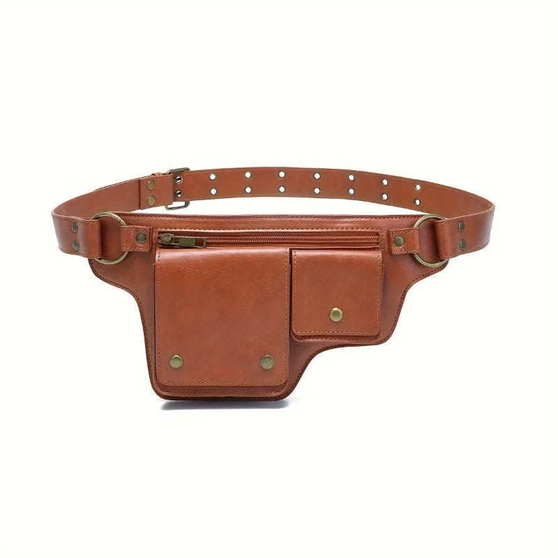 Sacoche ceinture style biker vintage femme – TheRiderBag™
