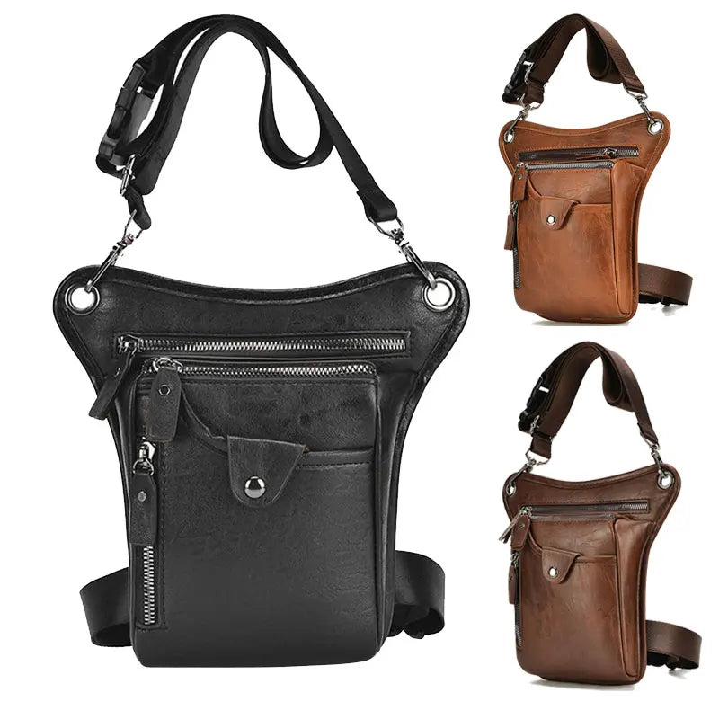 Sacoche de jambe moto vintage pour hommes – TheRiderBag™