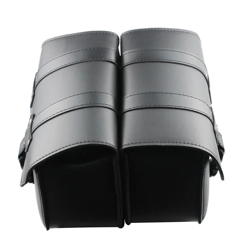 Paire de Sacoches cavalières latérales compactes – Cuir rigide – TheRiderBag™