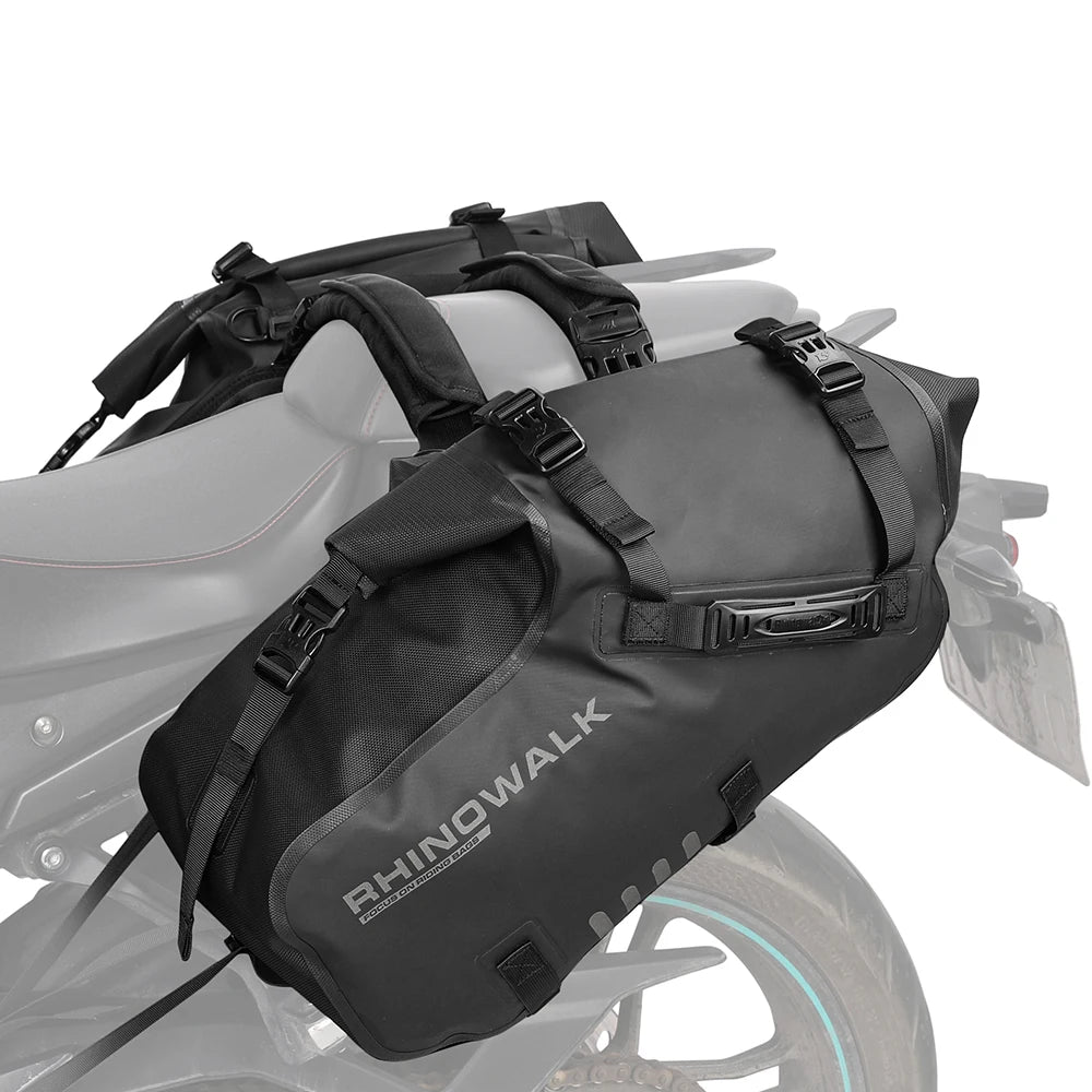 Sacoches cavalières moto étanches 28L Universelles – TheRiderBag™