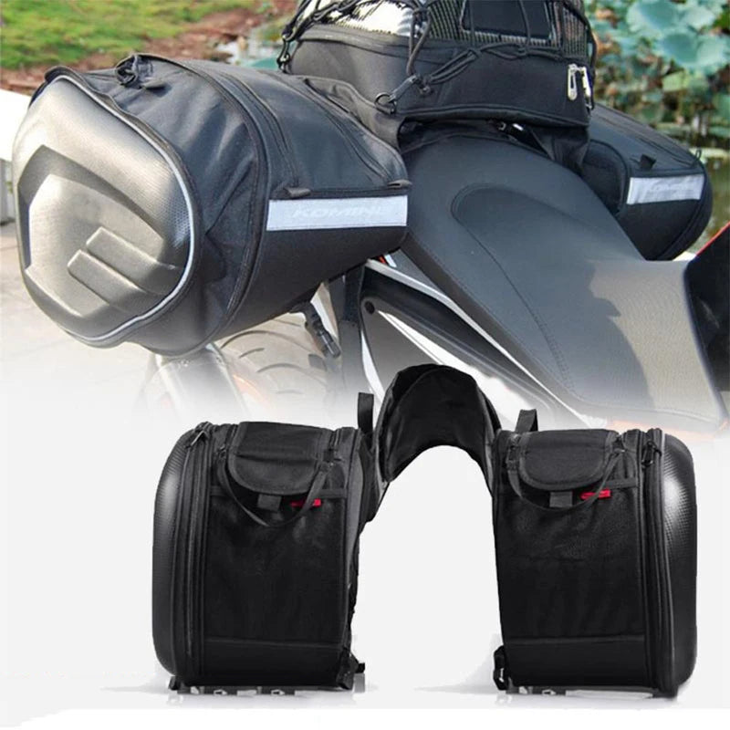Sacoches cavalières latérales extensibles 58L – Paire étanche – TheRiderBag™