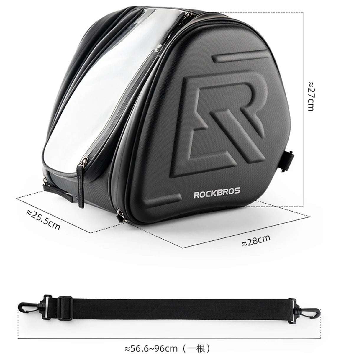 Sacoche réservoir moto rigide étanche – Compatible XMAX & TMAX | TheRiderBag™