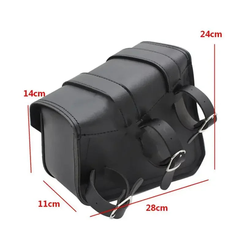 Paire de Sacoches cavalières latérales compactes – Cuir rigide – TheRiderBag™