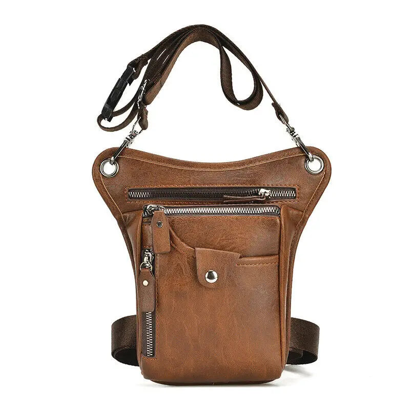 Sacoche de jambe moto vintage pour hommes – TheRiderBag™