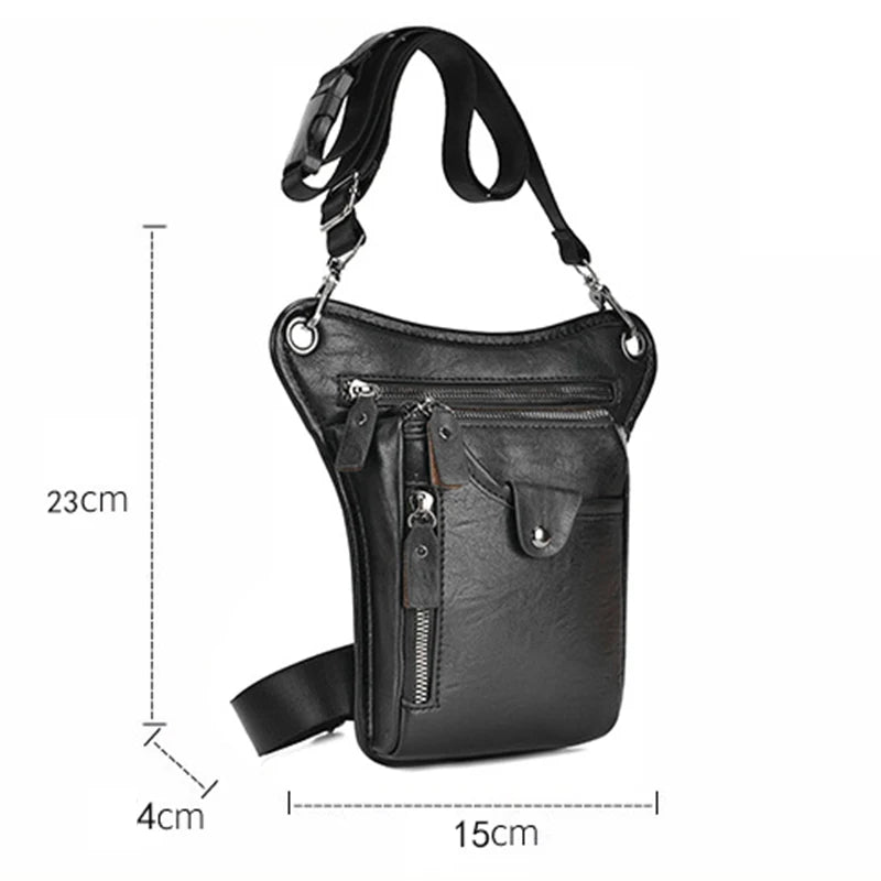 Sacoche de jambe moto vintage pour hommes – TheRiderBag™