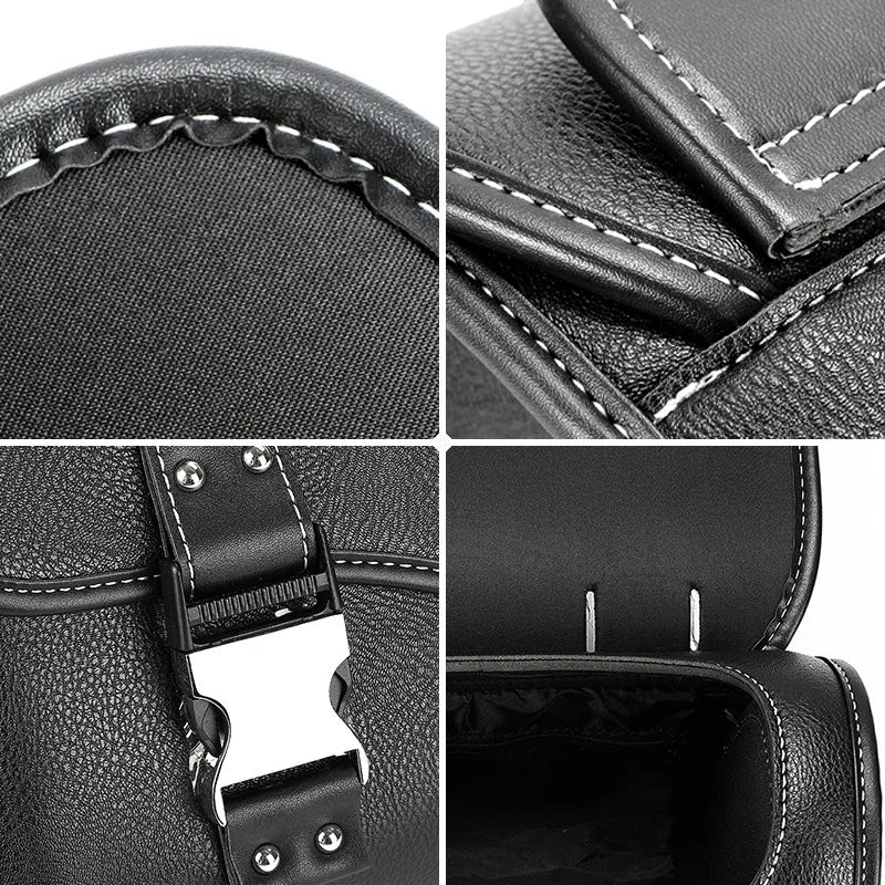 Sacoche cavalière latérale rétro – Cuir rigide et étanche – TheRiderBag™