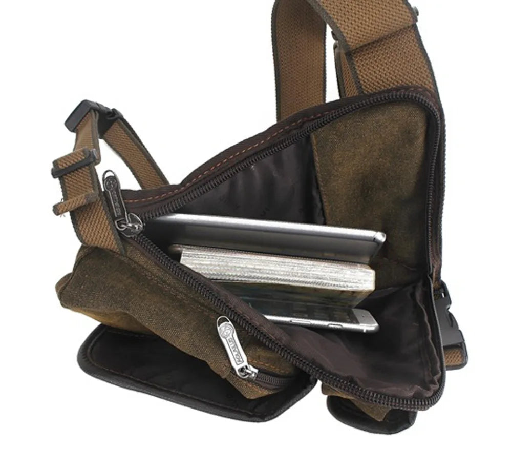 Sacoche de jambe moto vintage | TheRiderBag™