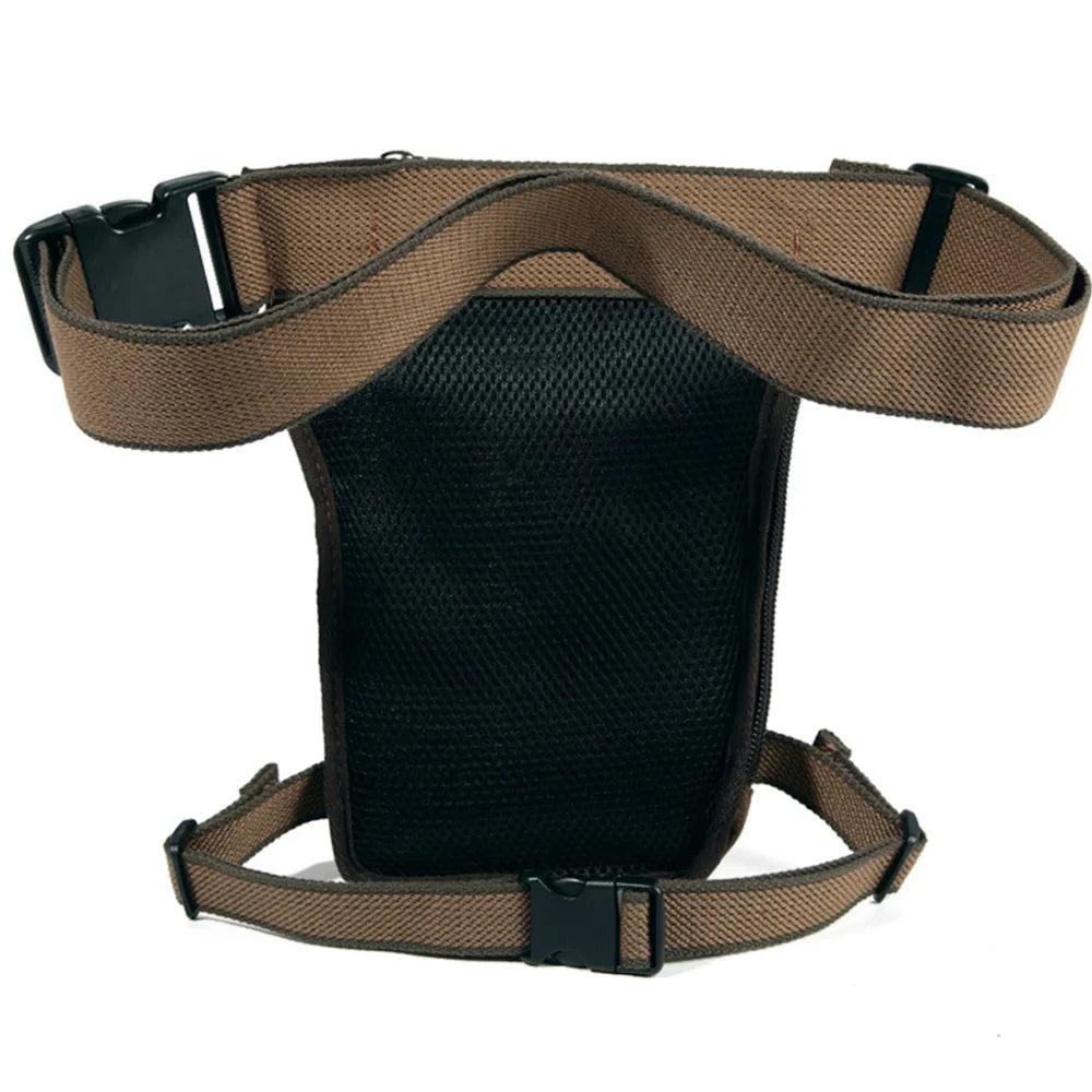 Sacoche de jambe moto vintage | TheRiderBag™