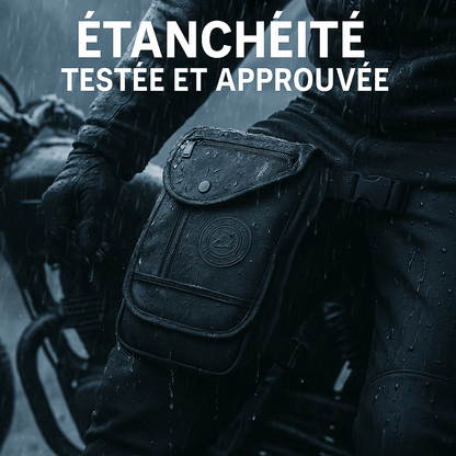 Sacoche de jambe moto vintage  | TheRiderBag™