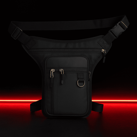 Sacoche de jambe moto multi-poches – TheRiderBag™