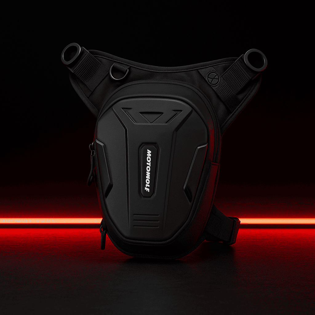 Sacoche de jambe moto Tactique Eva étanche | TheRiderBag™