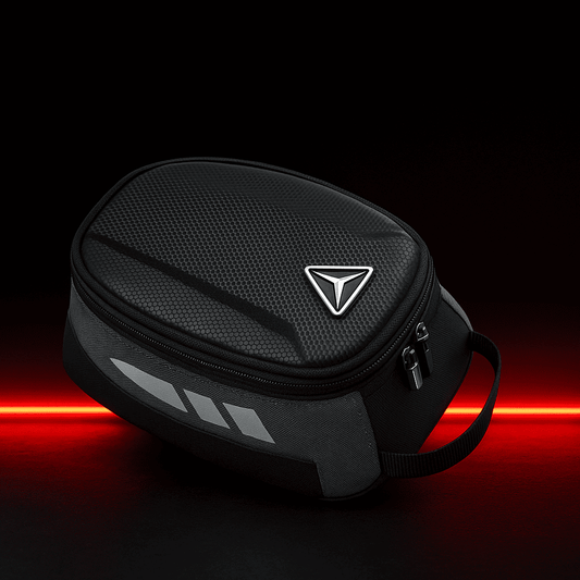 Sacoche réservoir moto magnétique  étanche & réflecteurs | TheRiderBag™