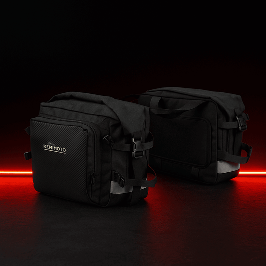 Paire de Sacoches cavalières latérales moto – 50 L étanches & souples – TheRiderBag™