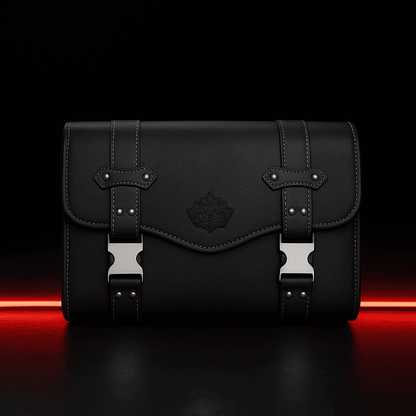 Sacoche cavalière latérale rétro – Cuir  rigide et étanche –  TheRiderBag™