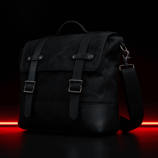 Sacoche cavalière moto vintage étanche – cuir  Convertible  sac d'épaule. – TheRiderBag™
