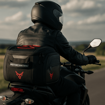 Sacoche de selle rigide moto – 25 L étanche coque renforcée – TheRiderBag™