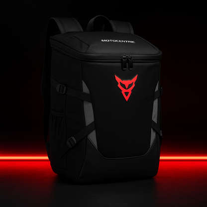 Sac à dos moto étanche 28L extensible avec sangles ajustables | TheRiderBag™