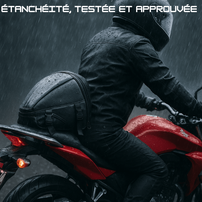 Sacoche de selle moto compacte – Étanche & profil bas – TheRiderBag™