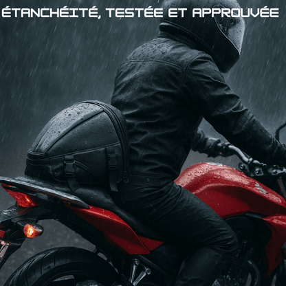 Sacoche de selle moto compacte – Étanche & profil bas – TheRiderBag™