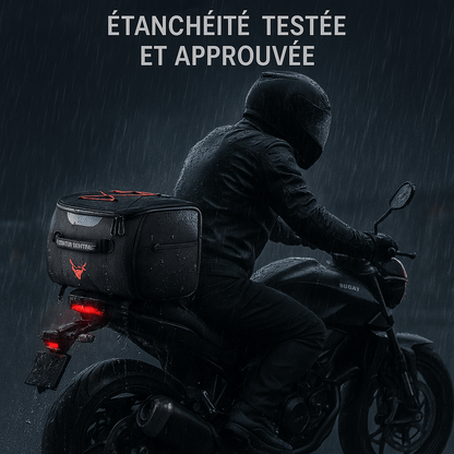Sacoche de selle rigide moto – 25 L étanche coque renforcée – TheRiderBag™