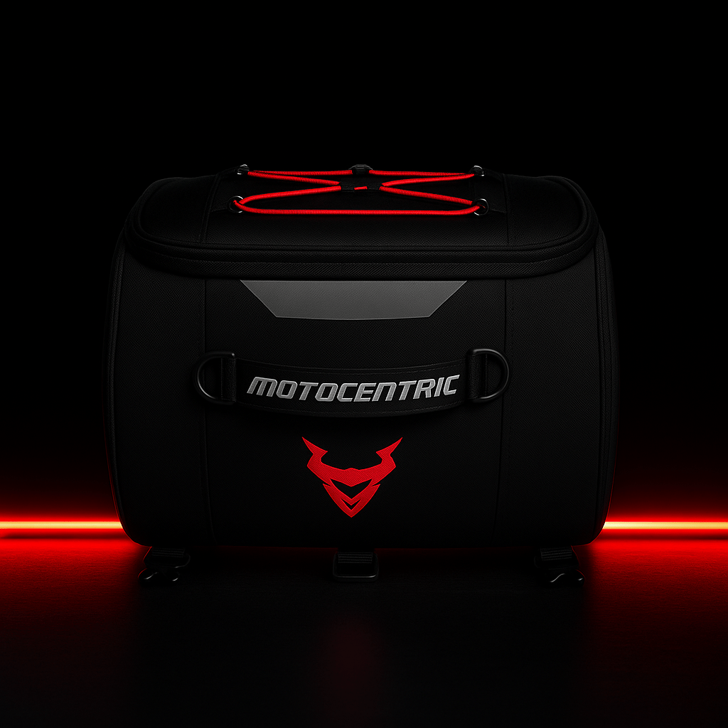 Sacoche de selle rigide moto – 25 L étanche coque renforcée – TheRiderBag™