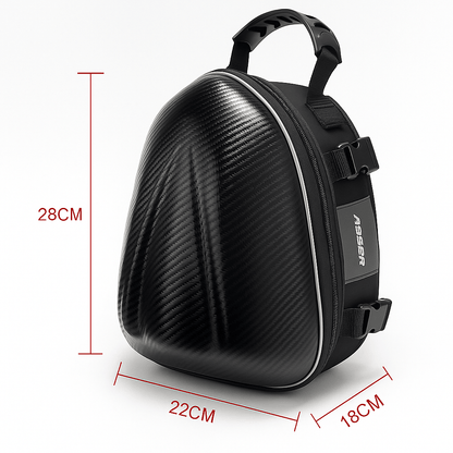 Sacoche de selle moto carbone – Compacte & rigide étanche – TheRiderBag™