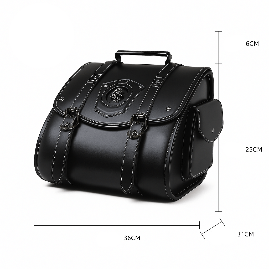 Sacoche de selle moto Cuir  vintage – TheRiderBag™