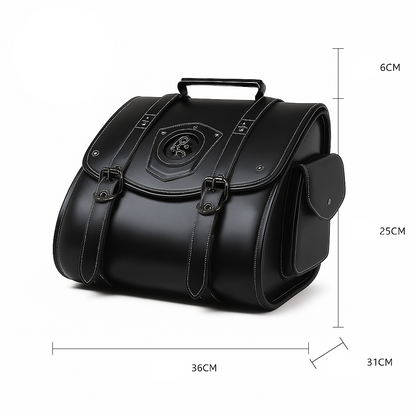 Sacoche de selle moto Cuir  vintage – TheRiderBag™