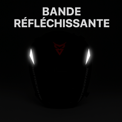 Sac à dos moto étanche extensible pour casque intégral – compatible selle arrière | TheRiderBag™