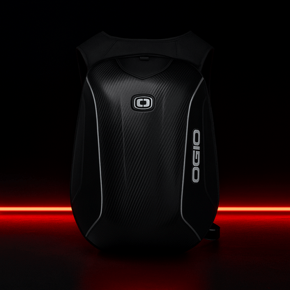 Sac à dos moto rigide 48L étanche avec compartiment casque intégral | TheRiderBag™