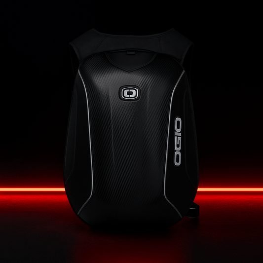 Sac à dos moto rigide 48L étanche avec compartiment casque intégral | TheRiderBag™