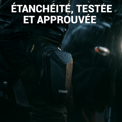 Sacoche de jambe moto tactique étanche -  respirante et modulable | TheRiderBag™