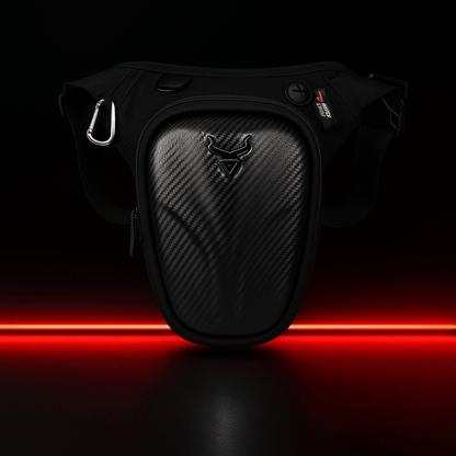 Sacoche de jambe rigide étanche moto – EVA haute capacité  | TheRiderBag™