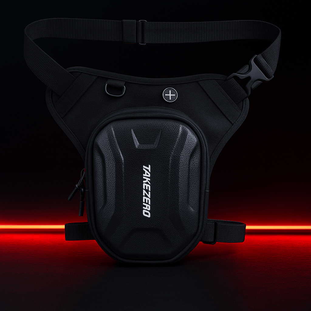 Sacoche de jambe moto  tactique - étanche et ajustable –  – TheRiderBag™