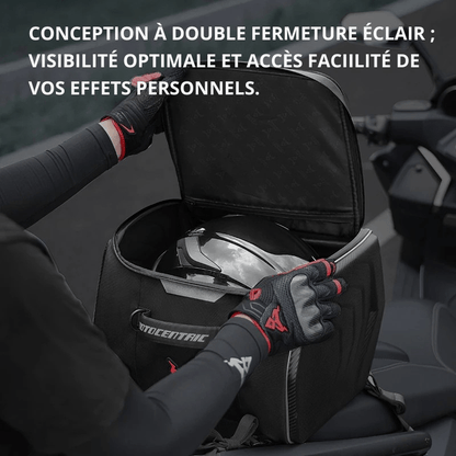 Sacoche de selle rigide moto – 25 L étanche coque renforcée – TheRiderBag™