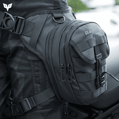 Sacoche de jambe moto tactique légère  | TheRiderBag™