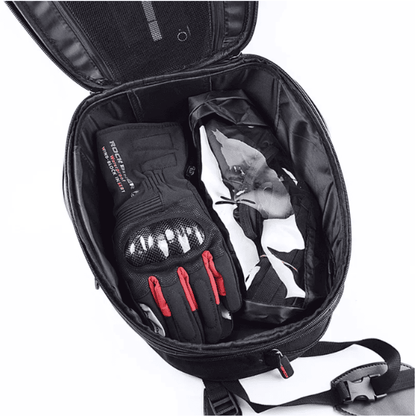 Sacoche réservoir moto aimantée rigide étanche avec écran tactile GPS | TheRiderBag™