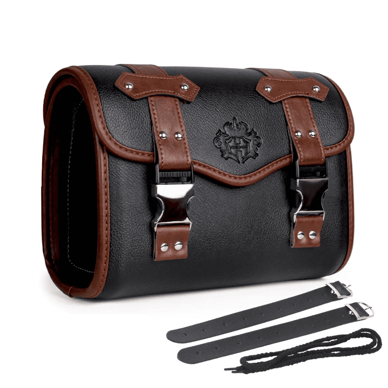 Sacoche cavalière latérale rétro – Cuir  rigide et étanche –  TheRiderBag™